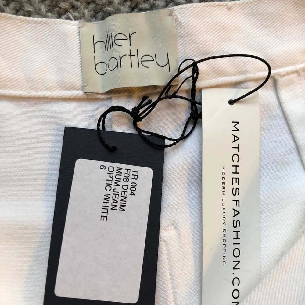 NWT $525 Hillier Bartley High Rise Jeans, US2/UK6 - Picture 9 of 13
